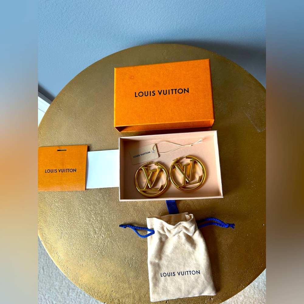 Louis Vuitton Louise Hoop GM Earrings